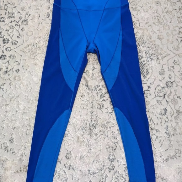 Adidas X Ivy Park cobalt, leggings tight rodeo mesh panel high waist, size M - Picture 11 of 17